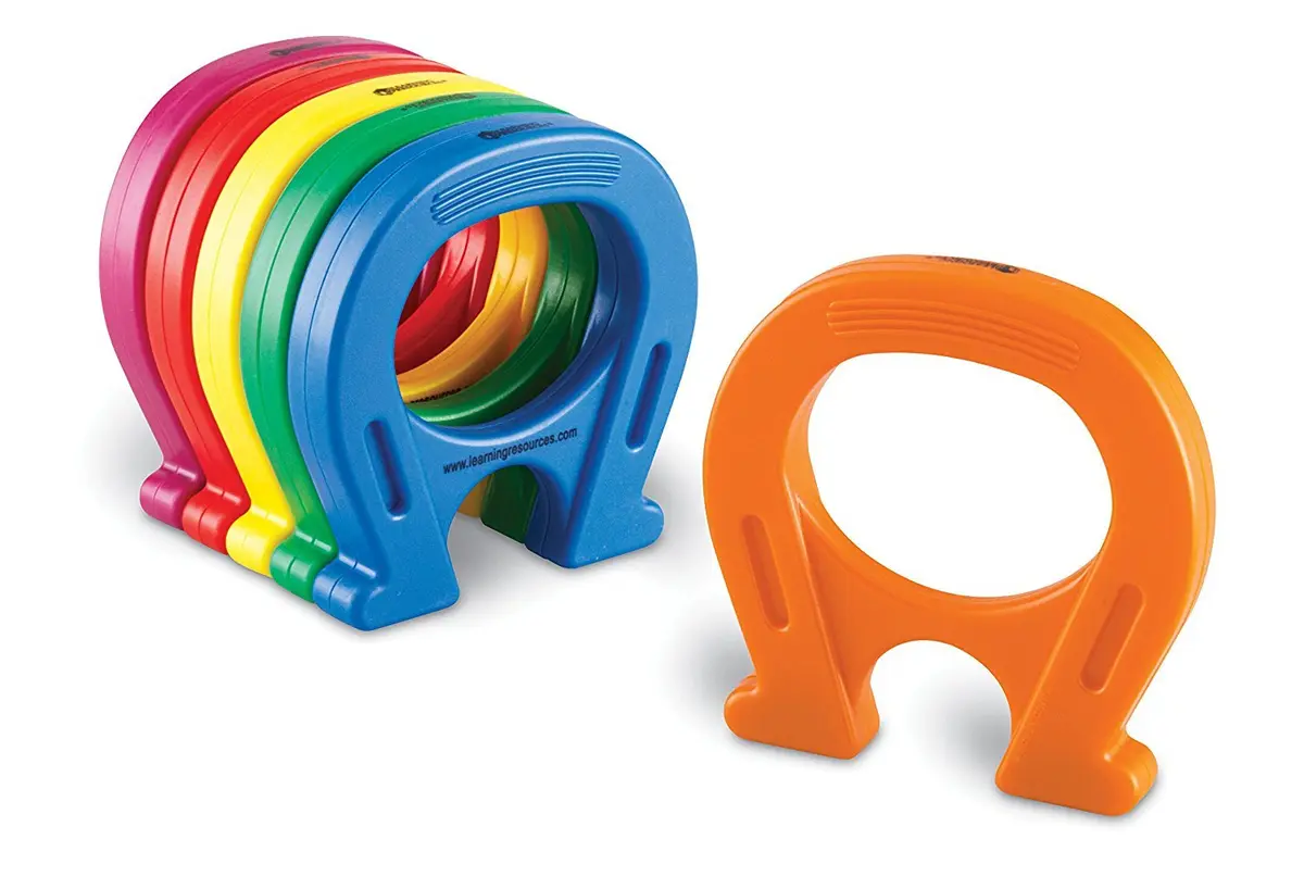 Learning Resources Primary Science Mighty Magnets, Set of 6 | Colorful Horseshoe Magnets for Kids 5+ - view 4