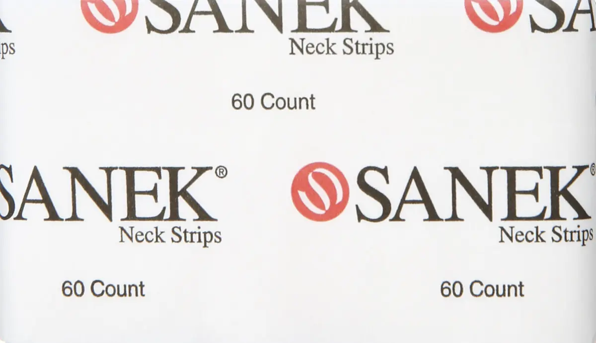 Graham Sanek Display Neck Strips, 60 Count Pack of 12 | Soft Absorbent Tissue for Hair & Sweat - view 2