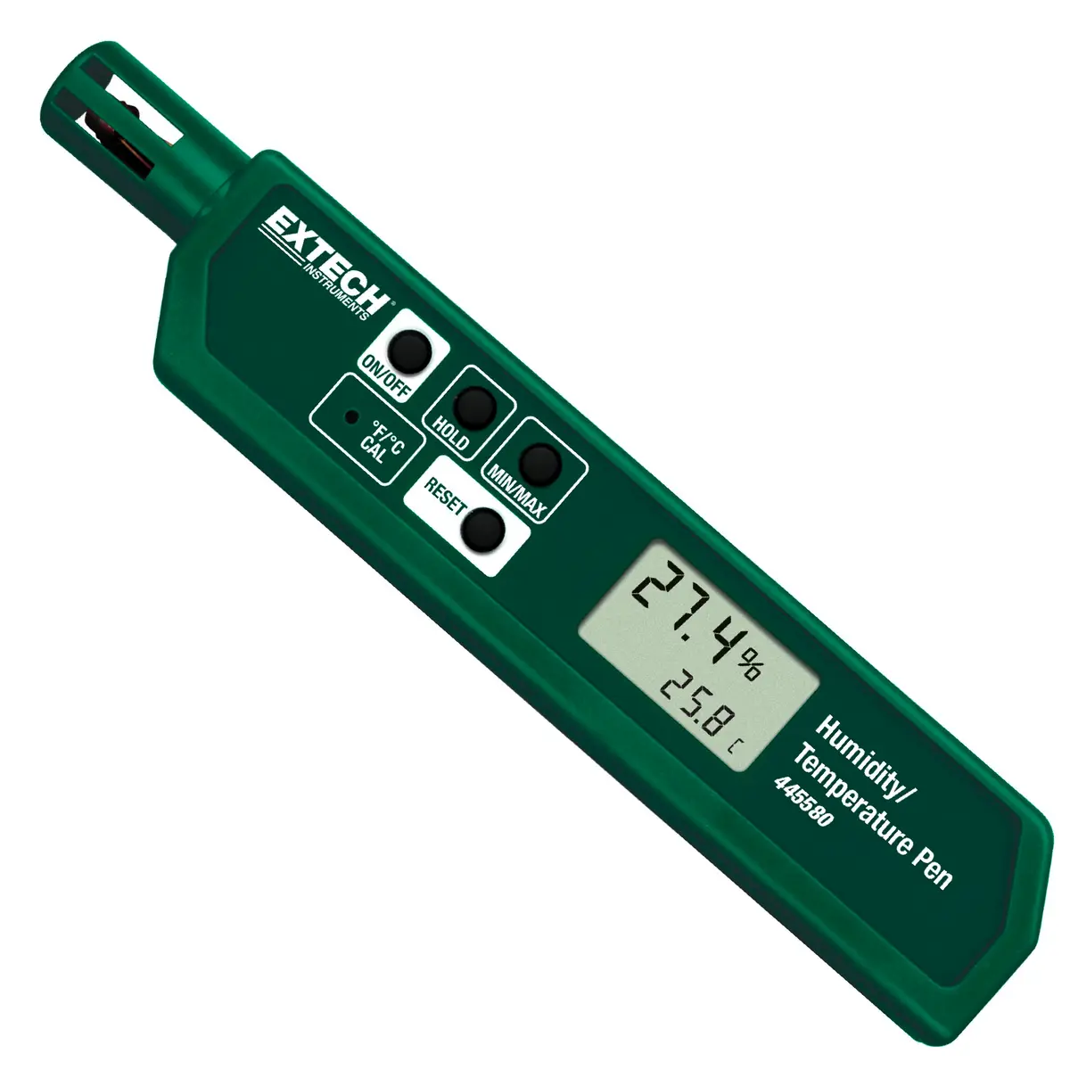 Extech Humidity and Temperature Pen, Compact Dual LCD, Fast Sensor - main product image