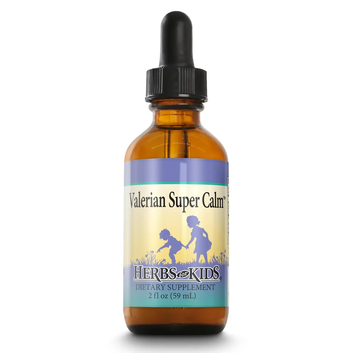 Herbs for Kids Valerian Super Calm Nerve Support Drops, 59ml | Soothing herbal blend for children’s bedtime and calmness - main product image