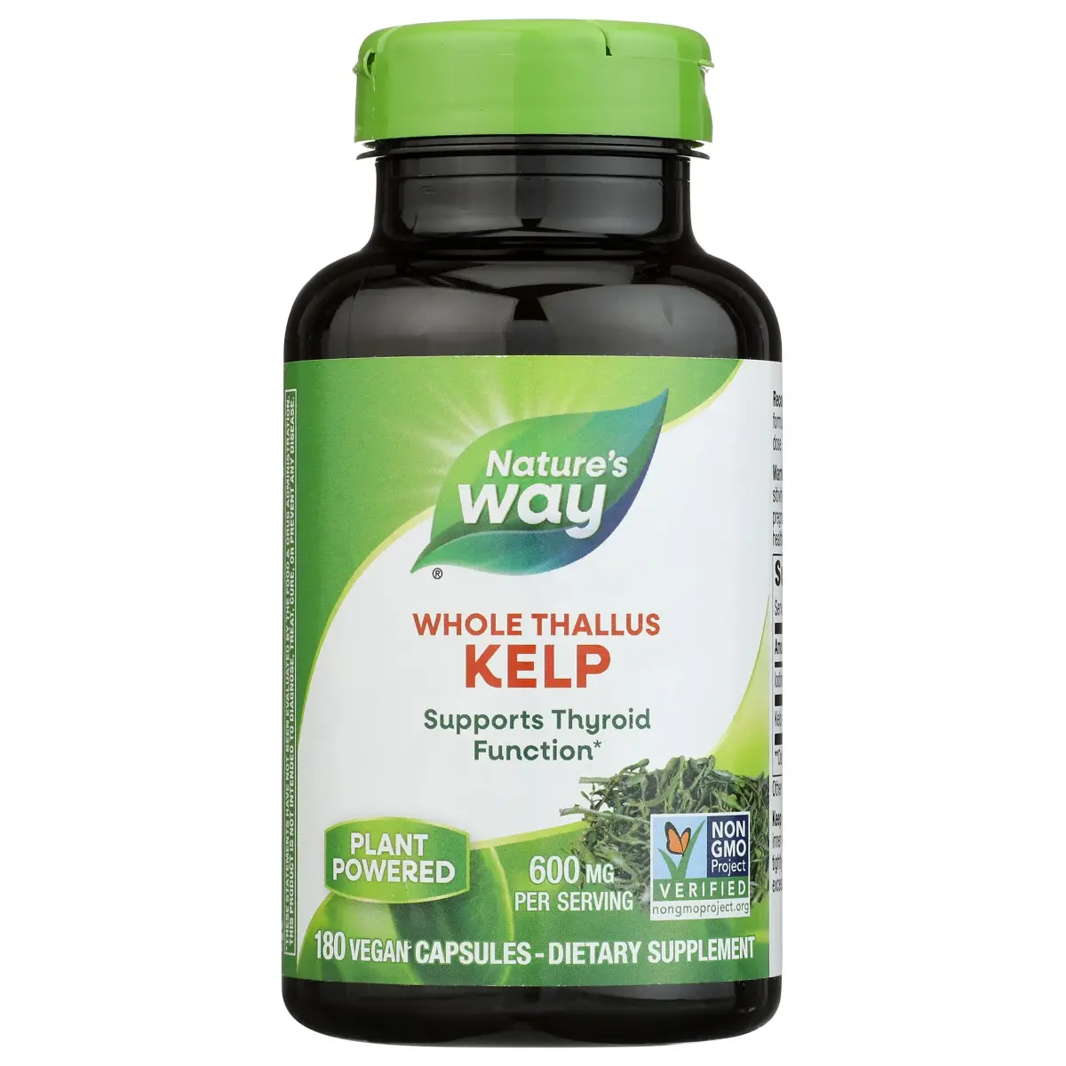 Nature's Way Kelp 180 Count (180 Servings) | Thyroid Support with Plant-Sourced Iodine - main product image