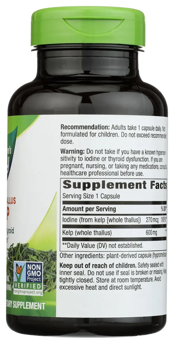 Nature's Way Kelp 180 Count (180 Servings) | Thyroid Support with Plant-Sourced Iodine - view 7