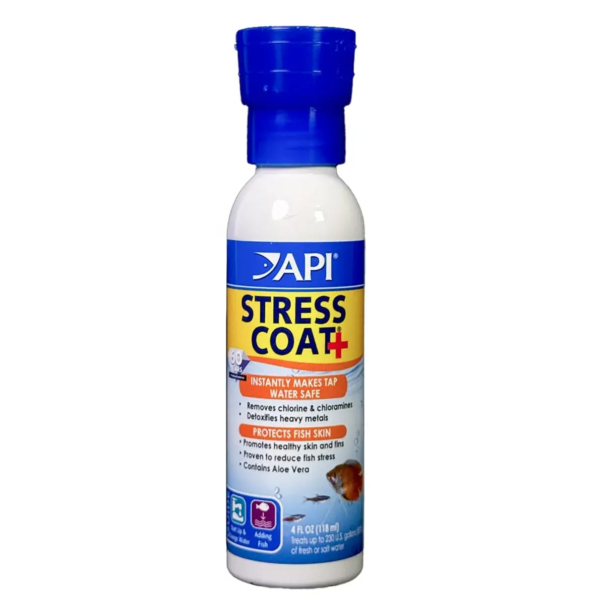 API Stress Coat Aquarium Water Conditioner 118ml (4 fl oz) | Makes Tap Water Safe for Fish - main product image