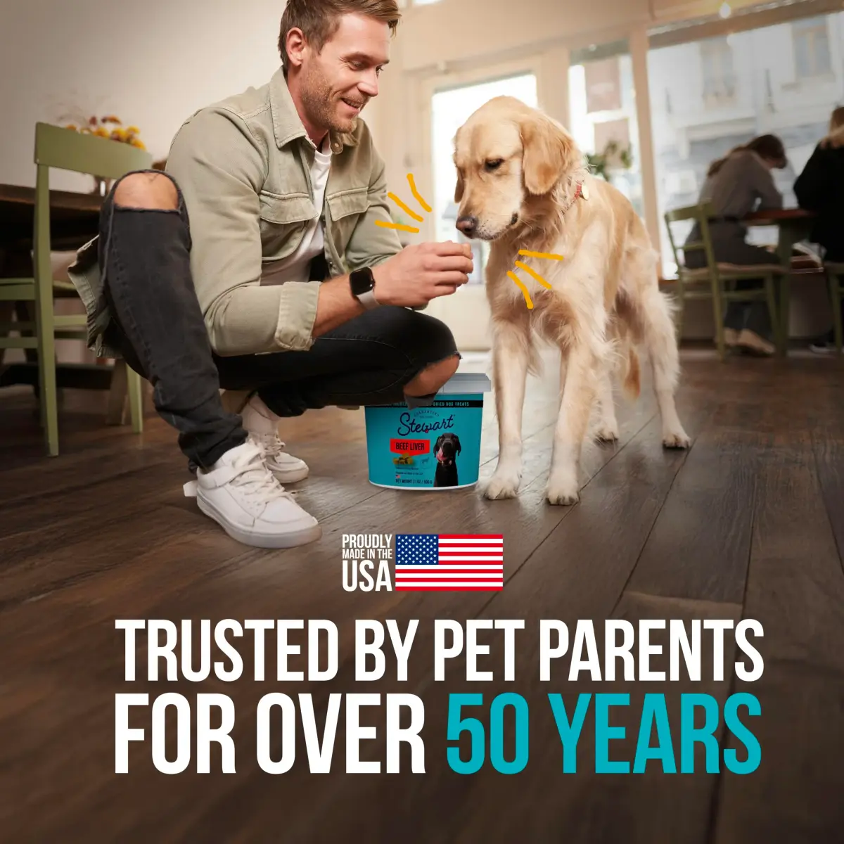 Stewart Freeze-Dried Dog Treats, 100% Beef Liver, 14 oz (397g) Tub | High Protein Training & Meal Topper - view 6