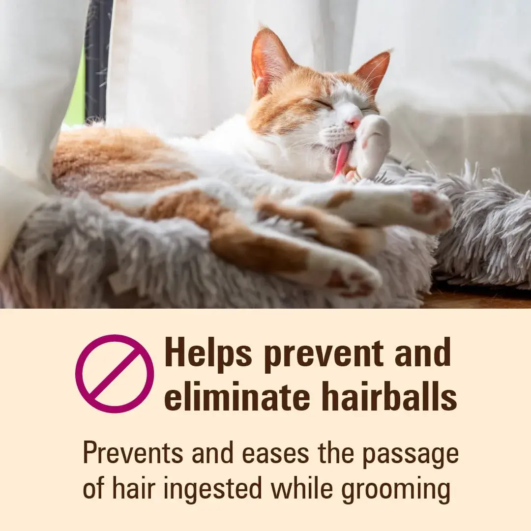 Sentry Pet Care Hairball Relief for Cats, Malt Flavor, 127.5 ml (4.4 oz) | Helps Eliminate and Prevent Hairballs - view 5