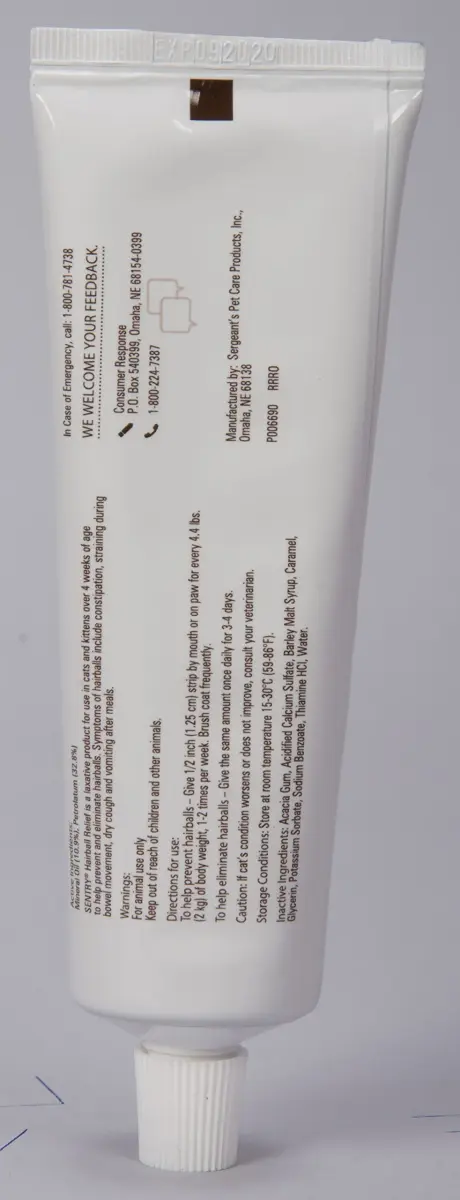 Sentry Pet Care Hairball Relief for Cats, Malt Flavor, 127.5 ml (4.4 oz) | Helps Eliminate and Prevent Hairballs - view 7