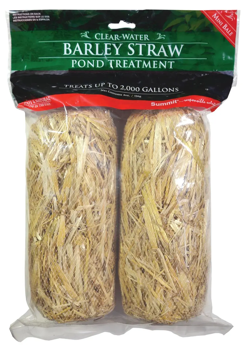 Summit Clear-Water Barley Straw Pond Treatment 2-Pack | Natural Pond Clarifier, Treats 2000 Gallons, Safe for Fish & Plants - main product image