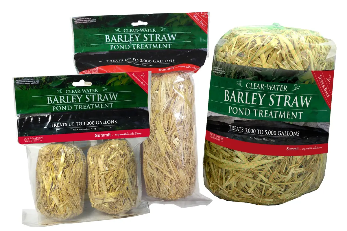 Summit Clear-Water Barley Straw Pond Treatment 2-Pack | Natural Pond Clarifier, Treats 2000 Gallons, Safe for Fish & Plants - view 2