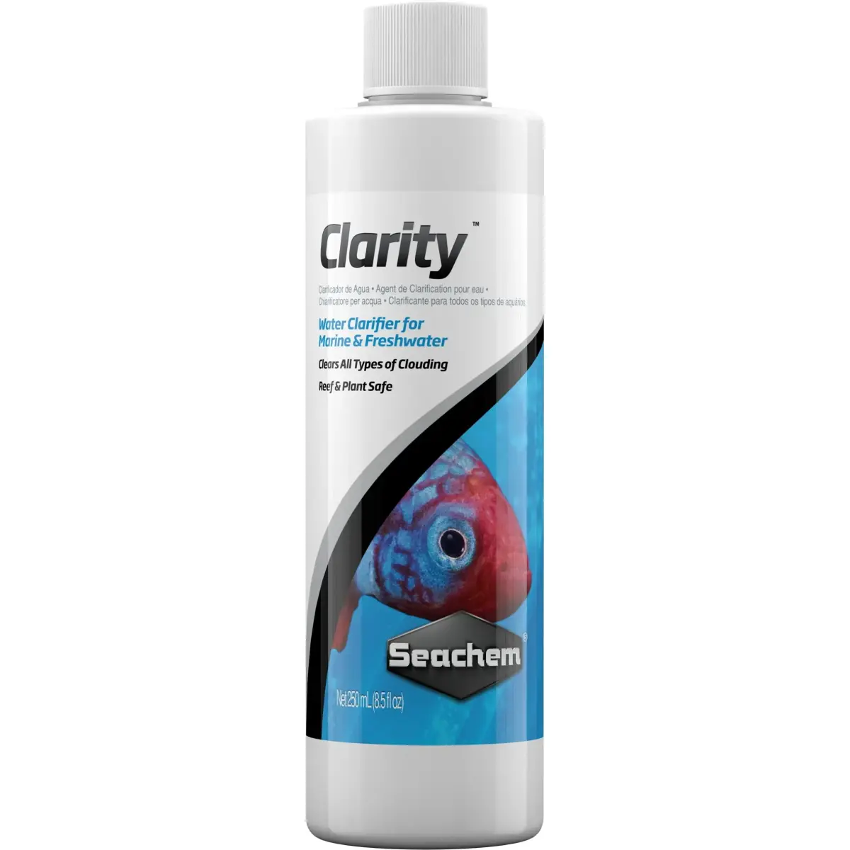 Seachem Clarity Water Clarifier 250ml (8.45 Fl Oz) | Clears All Clouding for Marine & Freshwater Tanks - main product image