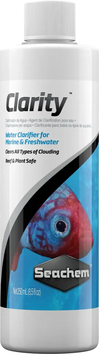 Seachem Clarity Water Clarifier 250ml (8.45 Fl Oz) | Clears All Clouding for Marine & Freshwater Tanks - main product image