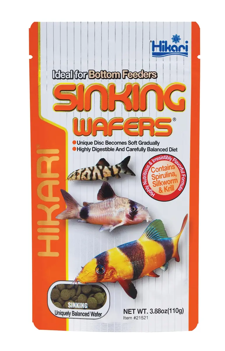 Hikari Sinking Wafers for Bottom-Feeding Tropical Fish 110g | Nutritious, Easy to Digest, USA Import - main product image
