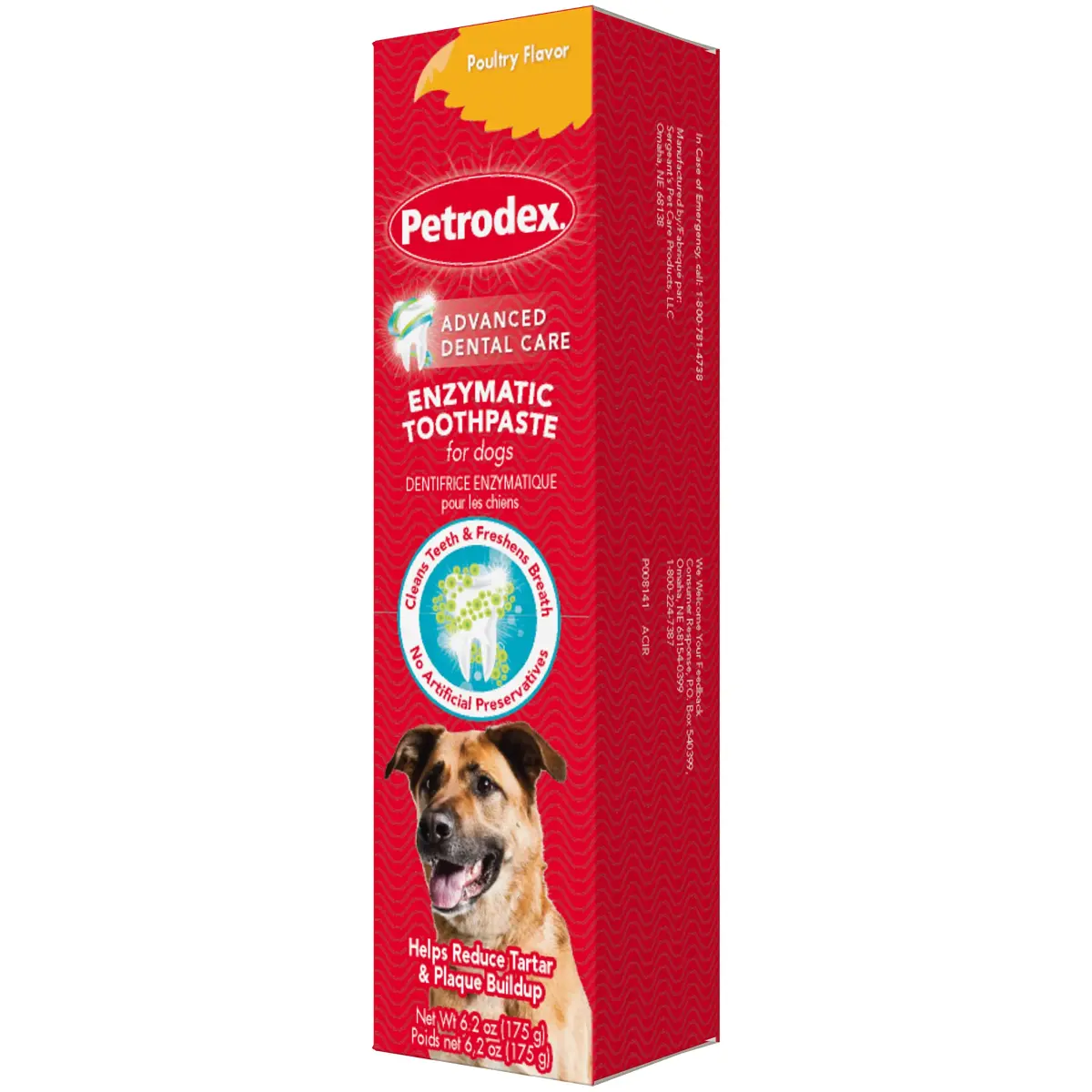 Petrodex Enzymatic Dog Toothpaste Poultry Flavor 175g (6.2 oz) | Advanced Dental Care for Dogs - main product image