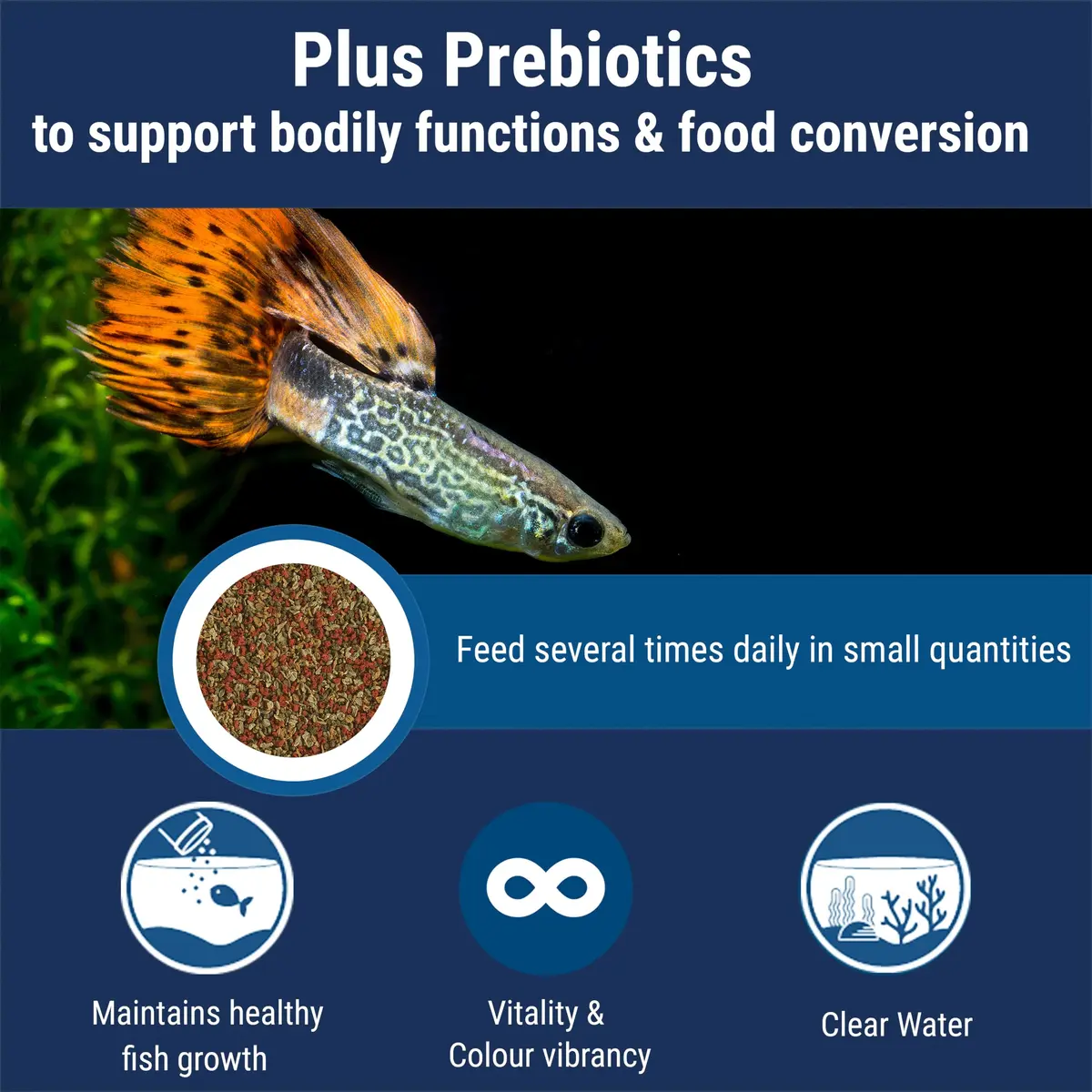 TetraMin Tropical Flakes Fish Food 100g (3.53 oz) | Complete Diet for Top & Mid Feeders - view 3