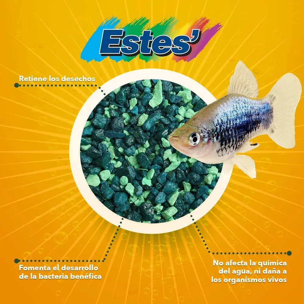 Spectrastone Lake Green Aquarium Gravel 5lb | PH-Neutral Freshwater Decor - view 5