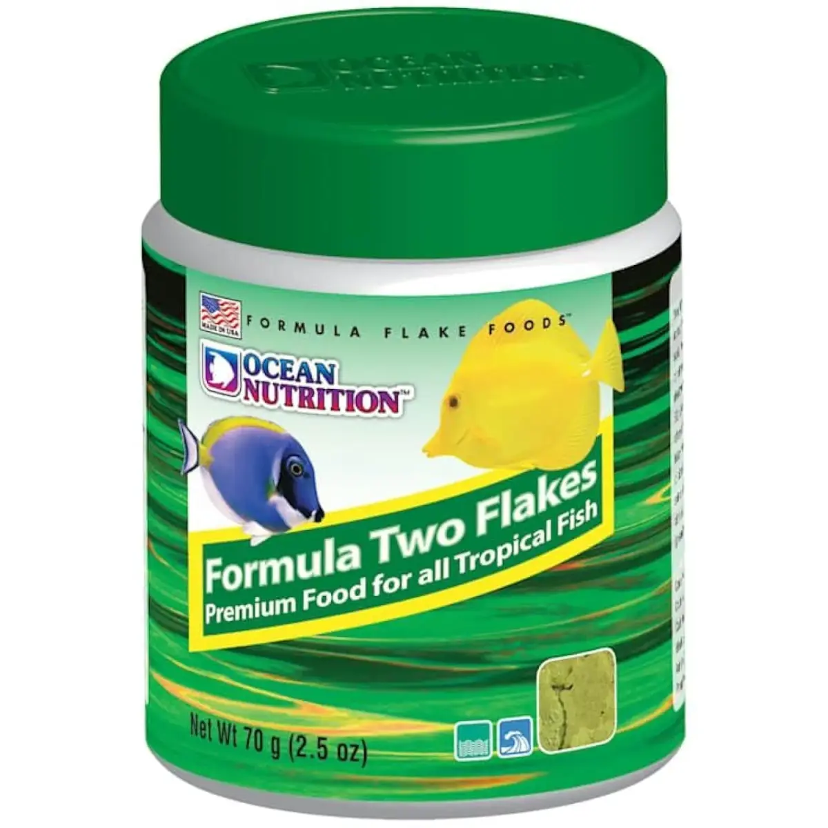 Ocean Nutrition Formula Two Flake Food 75ml (2.5 oz) | Marine Fish Food for Health & Vitality - main product image