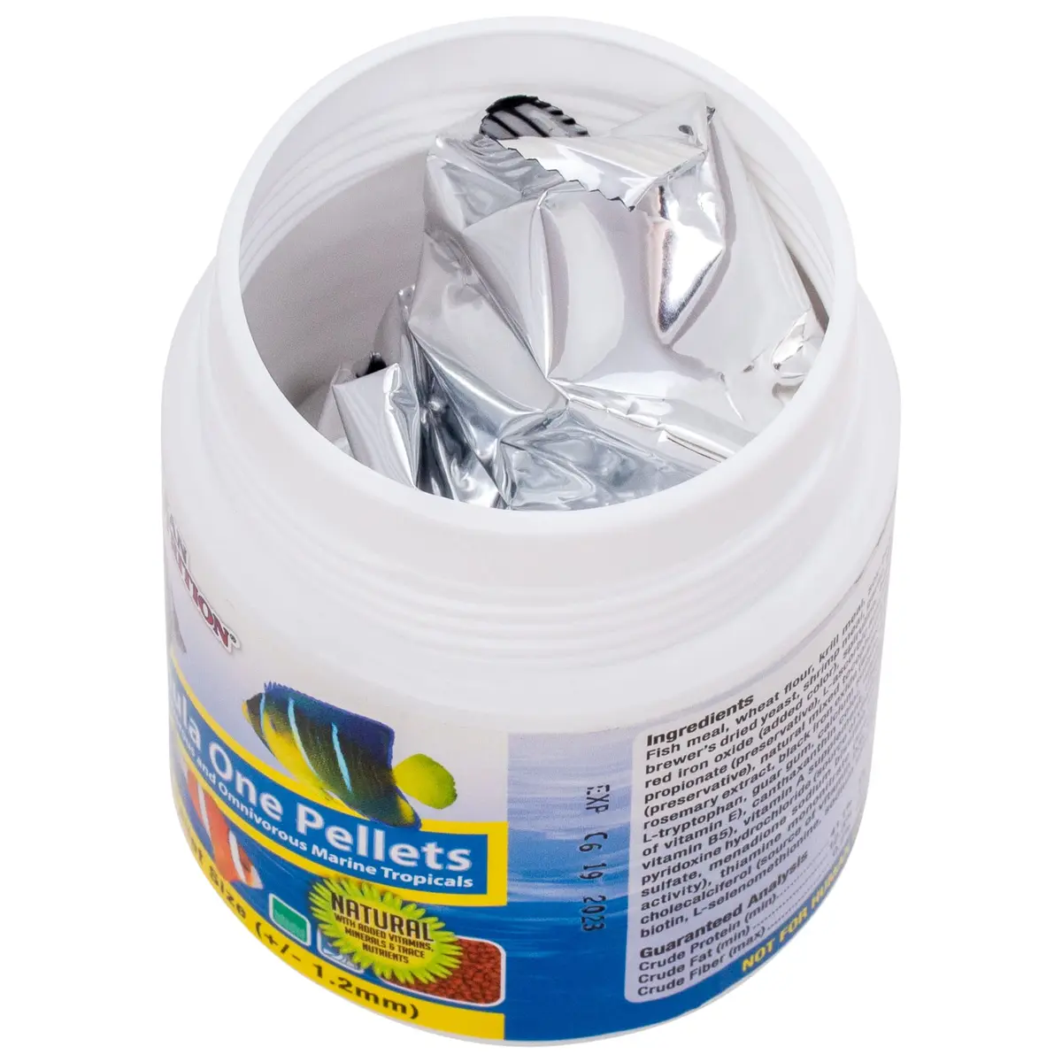 Ocean Nutrition Formula One Small Pellet Fish Food 100g (3.5oz) Jar | Gourmet Tropical Fish Food - view 6