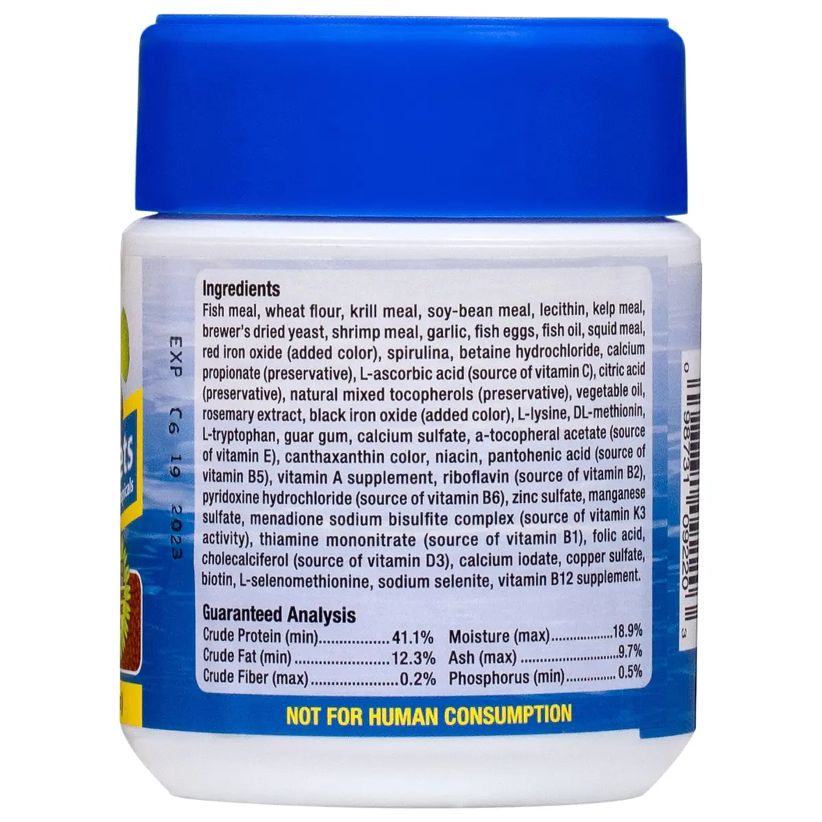 Ocean Nutrition Formula One Small Pellet Fish Food 100g (3.5oz) Jar | Gourmet Tropical Fish Food - view 2