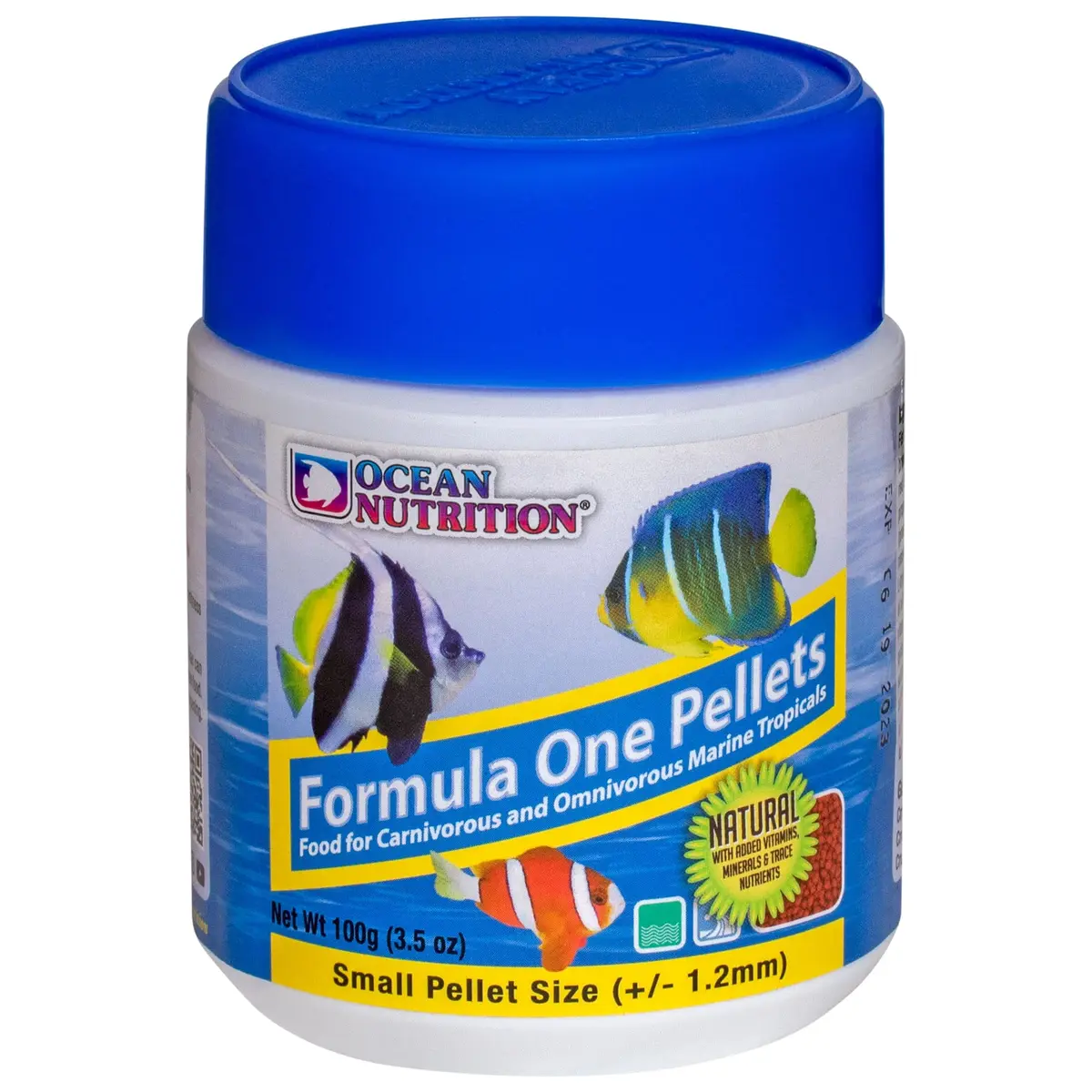 Ocean Nutrition Formula One Small Pellet Fish Food 100g (3.5oz) Jar | Gourmet Tropical Fish Food - view 4