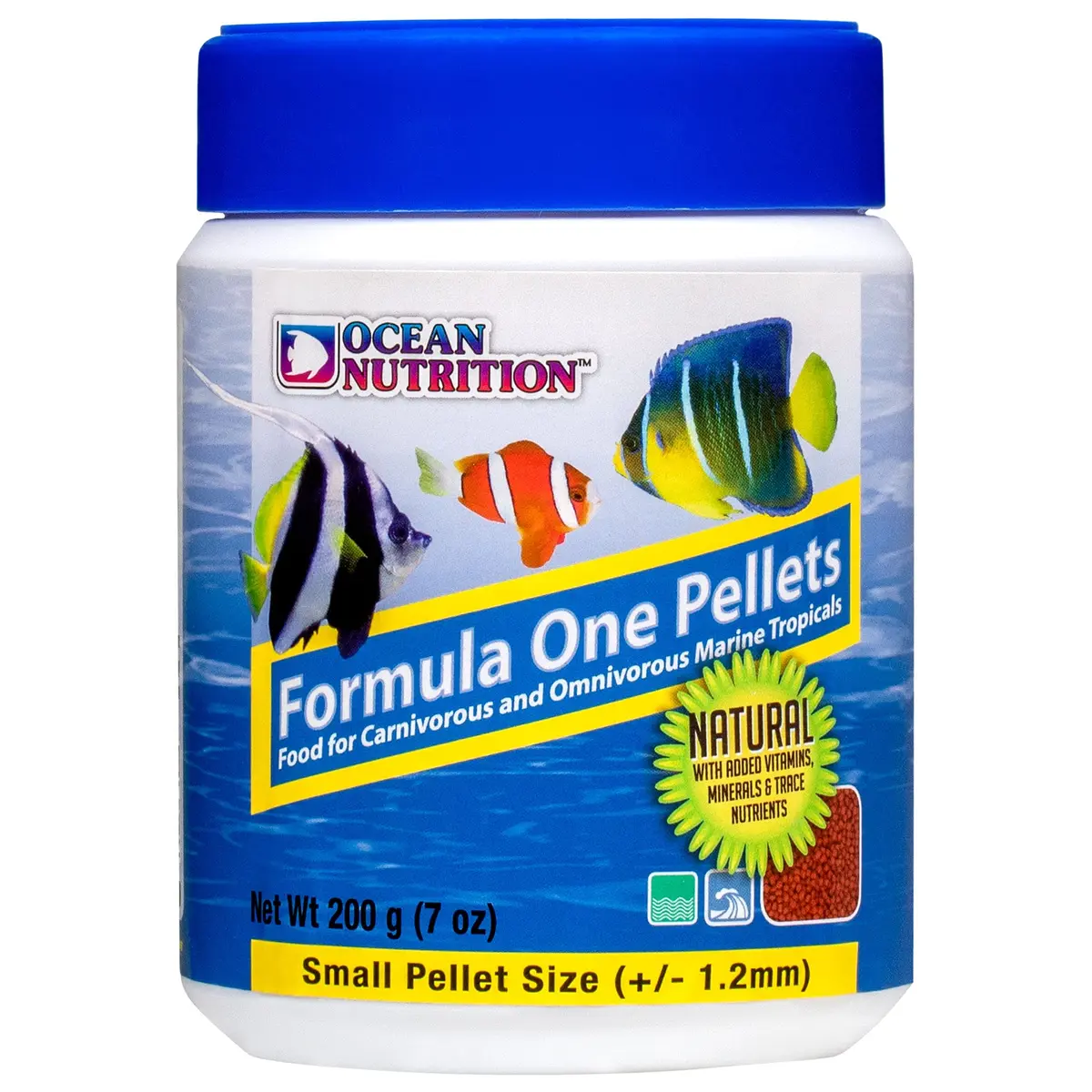 Ocean Nutrition Tropical Fish Food Soft Moist Sinking Pellets 200 g (7 oz) | High Protein 41% Guppy Food - main product image