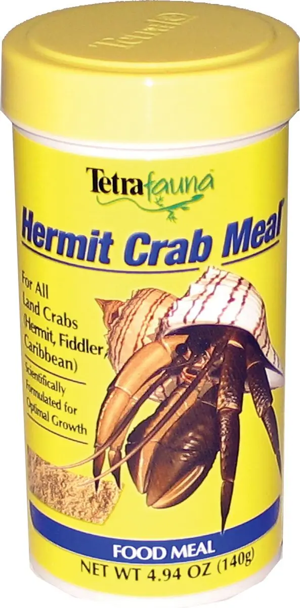Tetra Hermit Crab Meal Food for Land Crabs 4.94 oz | Complete High-Protein Diet Supports Exoskeleton - main product image