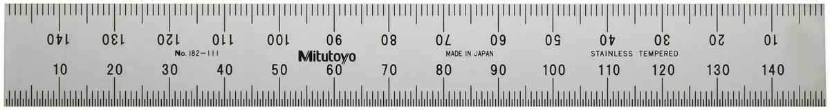 Mitutoyo Steel Rule 150mm | Precise Stainless Steel Measuring Tool - main product image