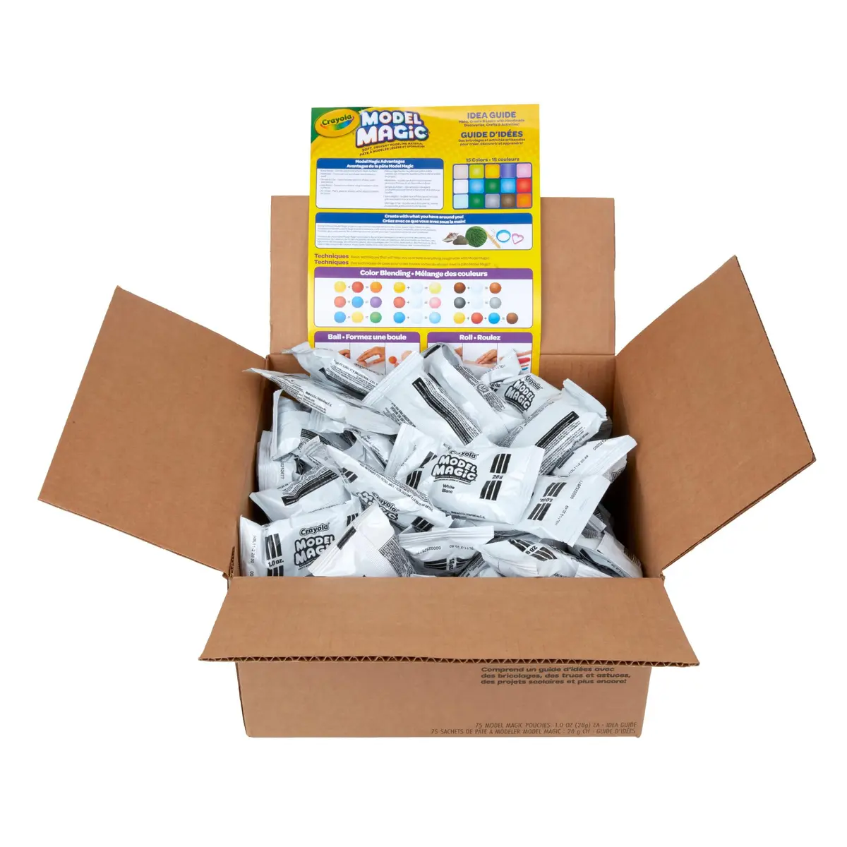 Crayola Model Magic White 75ct | Air Dry Clay Alternative for Kids & Classroom - main product image