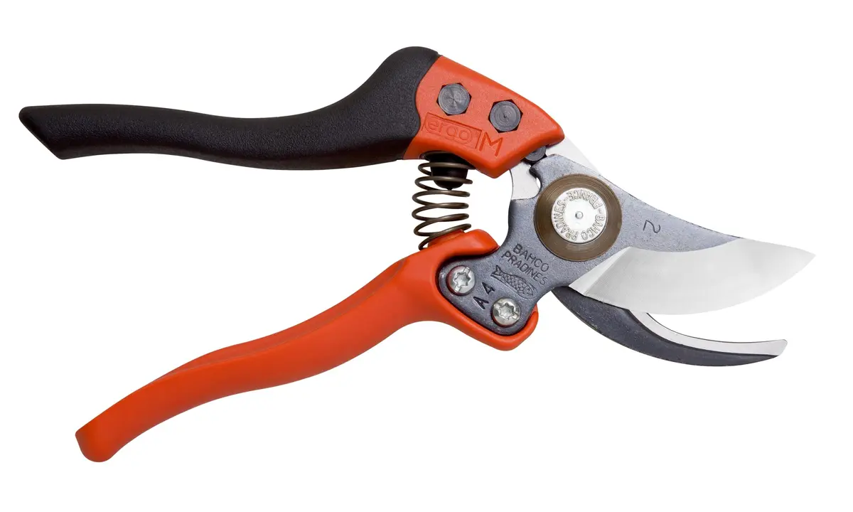 Bahco BAHPX-S2 ERGO Small Bypass Pruning Shears, 7" Length, 3/4" Cut Cap | Ergonomic Garden Shears for Precise Pruning - main product image