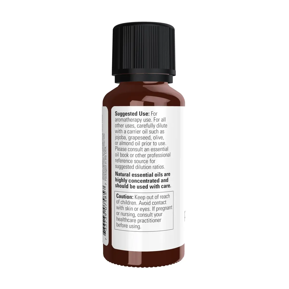 NOW Peppermint Essential Oil 30ml (1 fl Oz) | Steam Distilled, Undiluted, Revitalizing - view 3