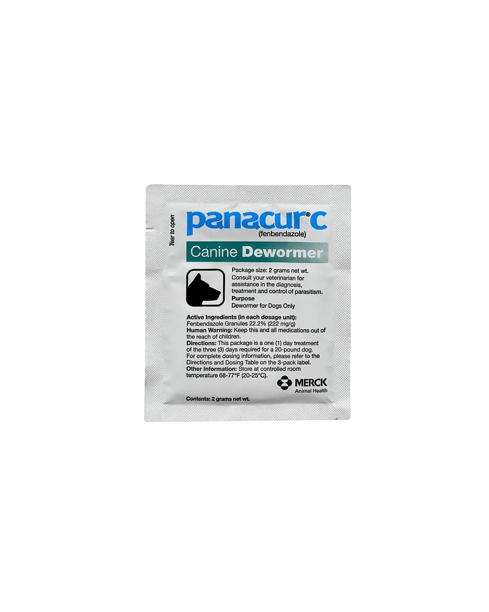 Panacur Canine Dewormer 2g | Treats Roundworms, Hookworms, Whipworms & Tapeworms in Dogs - view 6