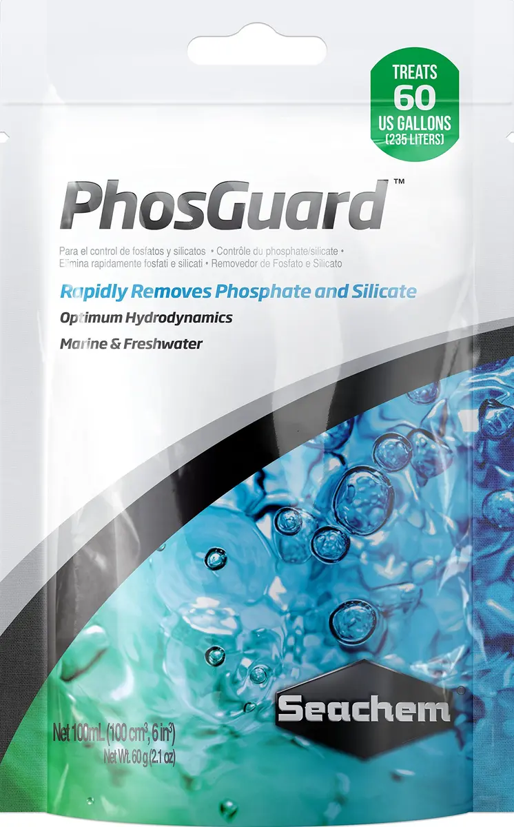 Seachem PhosGuard Phosphate and Silicate Remover 100 mL (3.4 fl oz) | Rapidly Removes Phosphate & Silicate - main product image