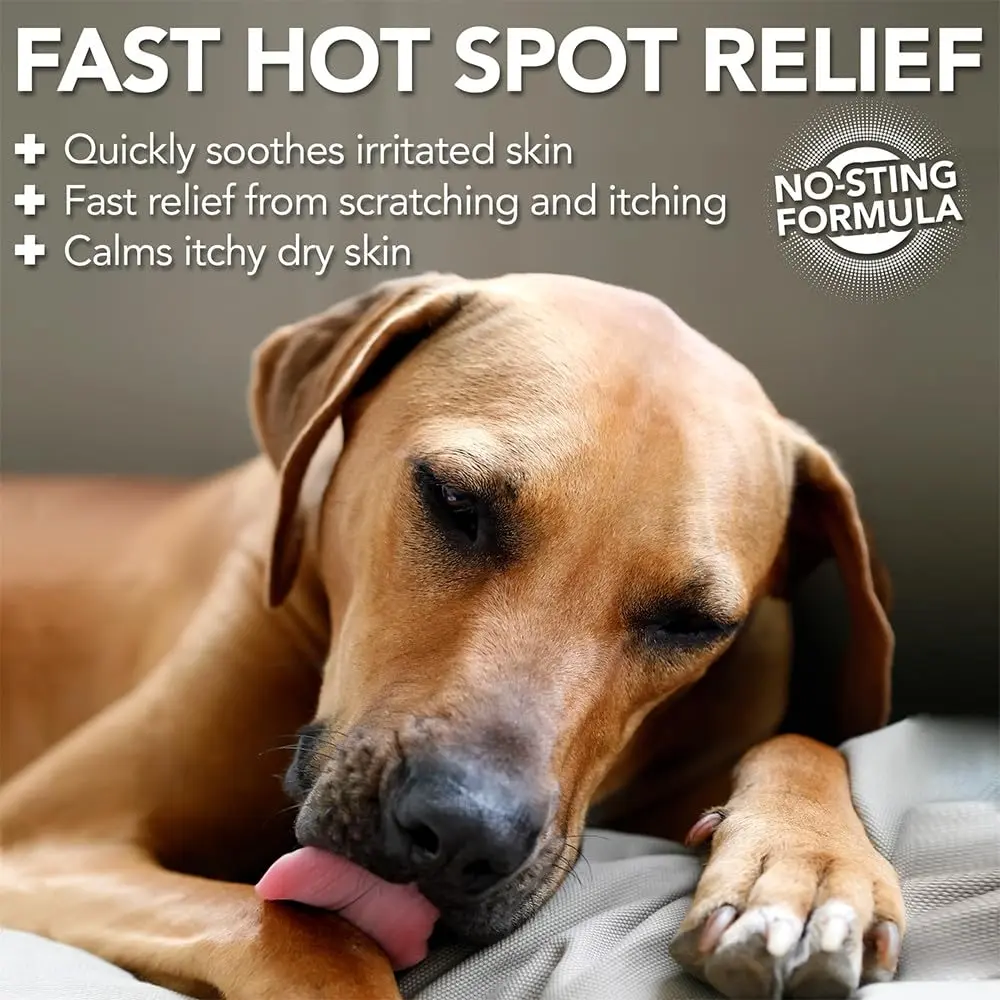 Vet's Best Dog Hot Spot Itch Relief Spray, 16 oz | No-Alcohol, Soothes Skin, Fast Relief - view 2