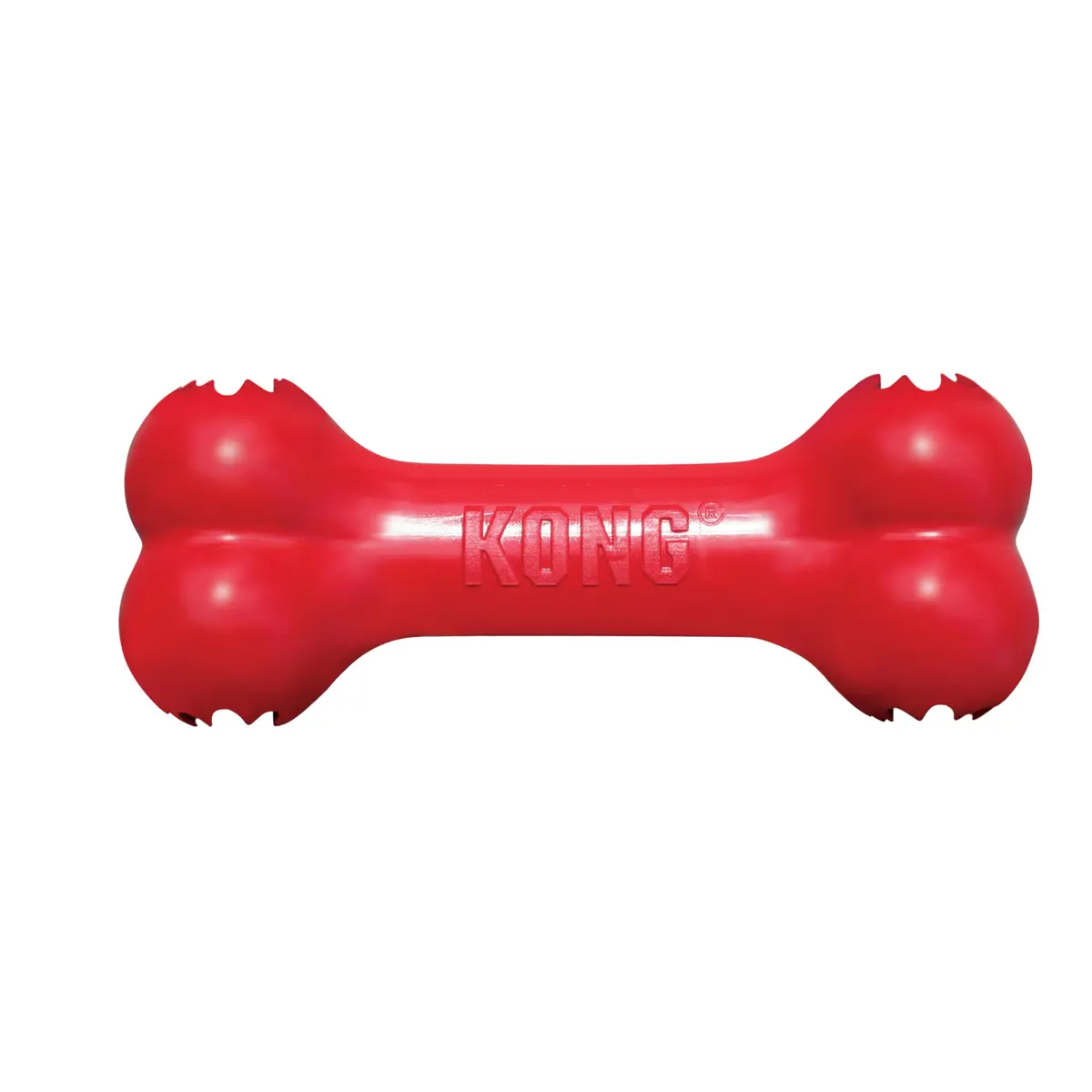 KONG Goodie Bone Natural Rubber Treat-Dispensing Dog Toy Medium | Durable Chew Toy for Dogs - main product image