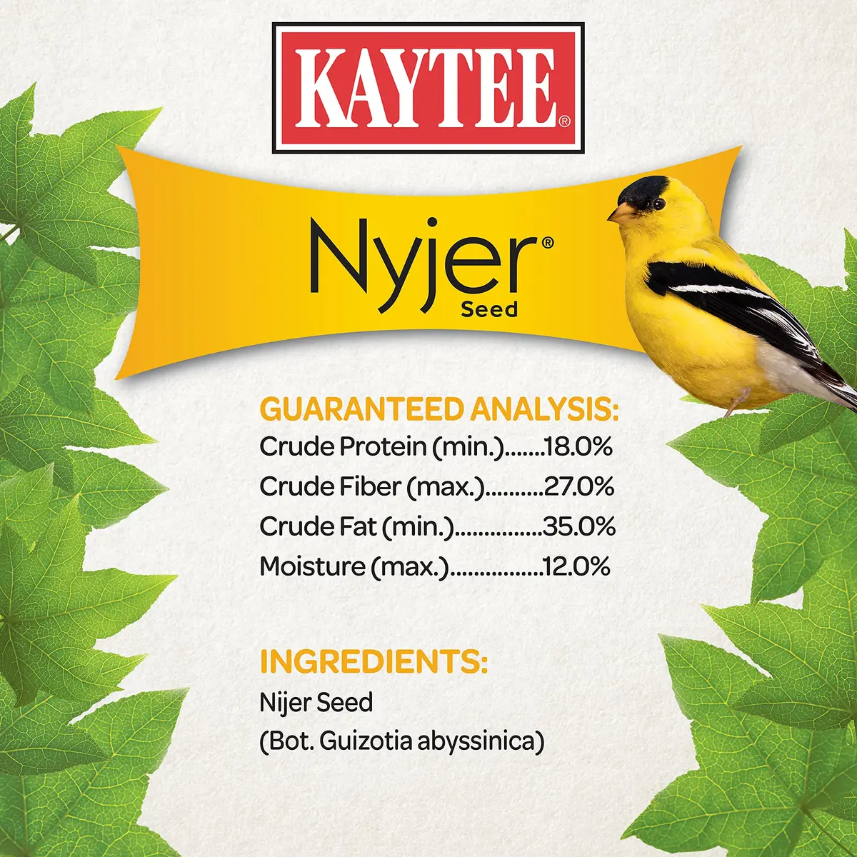 Kaytee Nyjer Thistle Seed 3 Pound | No hulls, attracts finches & small songbirds - view 9