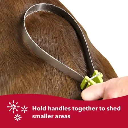 Coastal Pet Safari Dual-Sided Dog Shedding Blade, Medium-Large, 10" x 3.25" | Stainless Steel, Double Sided, Shedding Tool for Thick Coats - view 11