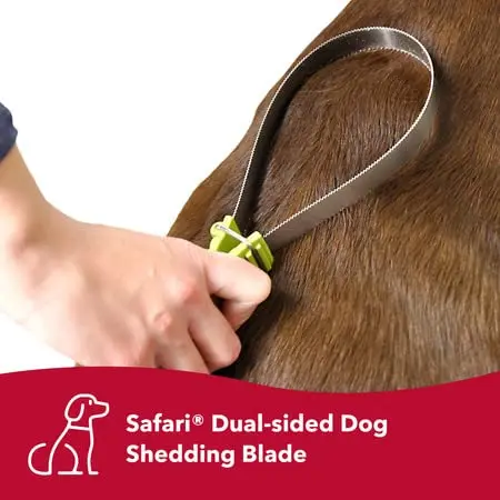 Coastal Pet Safari Dual-Sided Dog Shedding Blade, Medium-Large, 10" x 3.25" | Stainless Steel, Double Sided, Shedding Tool for Thick Coats - view 3