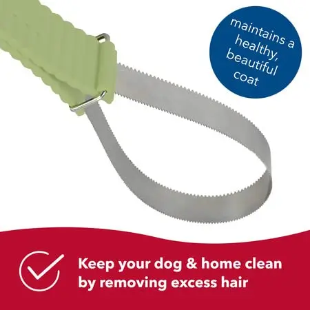 Coastal Pet Safari Dual-Sided Dog Shedding Blade, Medium-Large, 10" x 3.25" | Stainless Steel, Double Sided, Shedding Tool for Thick Coats - view 5