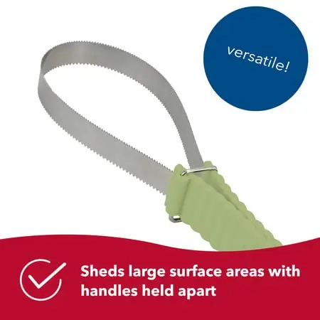 Coastal Pet Safari Dual-Sided Dog Shedding Blade, Medium-Large, 10" x 3.25" | Stainless Steel, Double Sided, Shedding Tool for Thick Coats - view 8