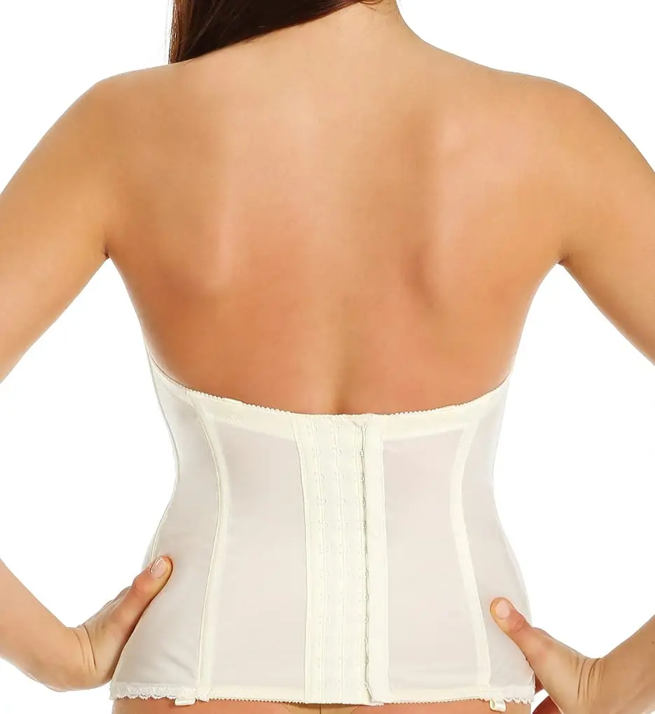 Va Bien Women's Smooth Satin Hourglass Bustier 32C | Firm Control, Convertible Straps, Imported - view 4