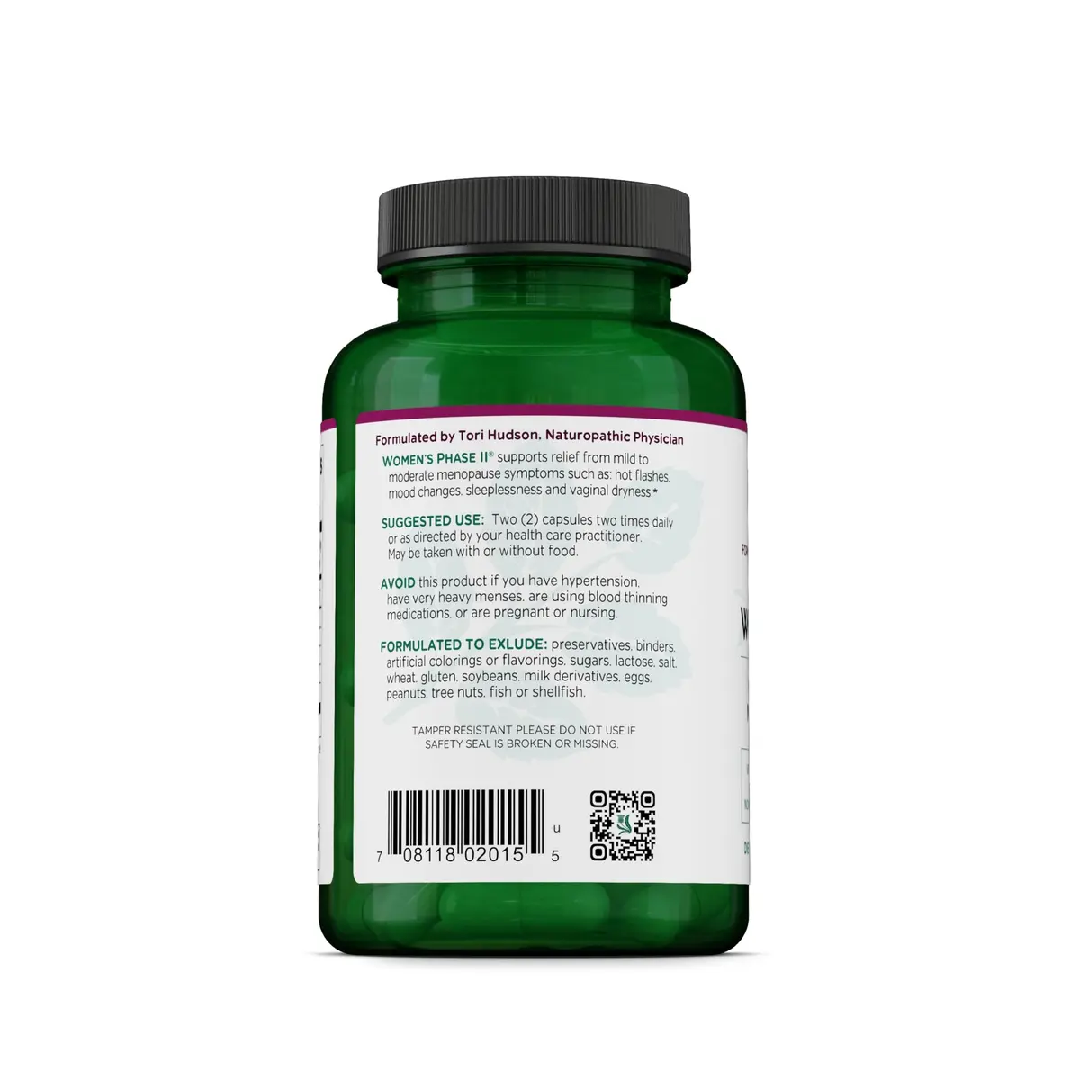 Vitanica Women's Phase II Menopause Support, Vegan, 90 Capsules | Natural Hormone Balance Support - view 3