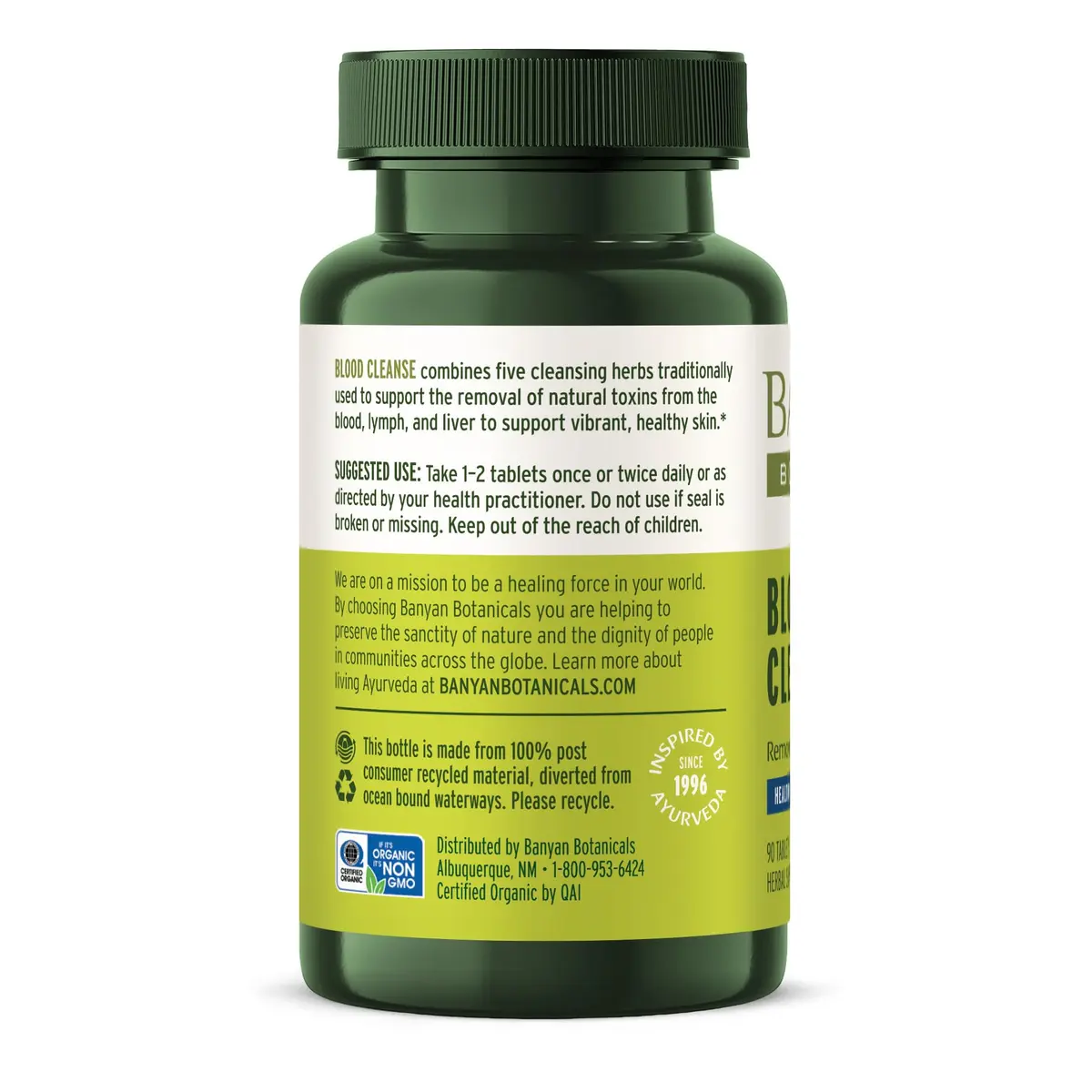 Banyan Botanicals Organic Blood Cleanse Tablets | Natural Liver & Skin Detox Support - view 8