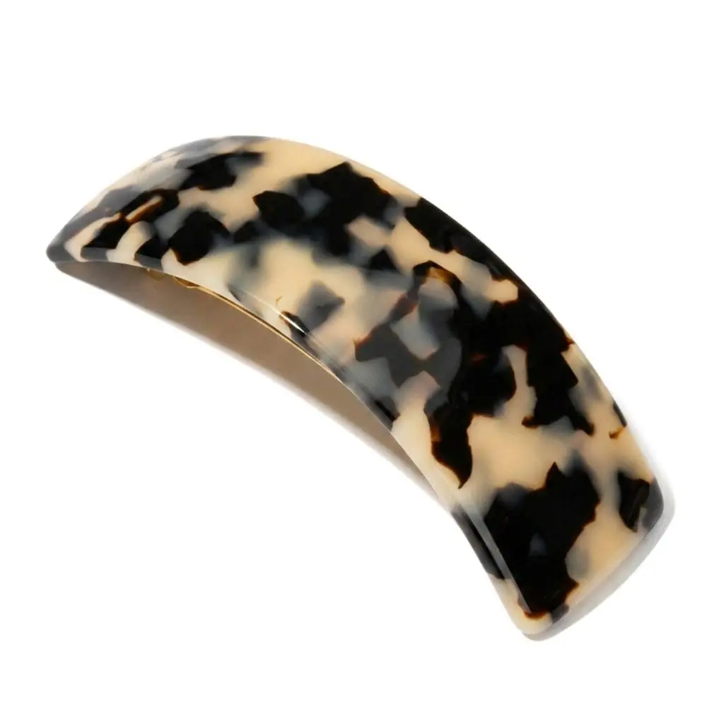 France Luxe Large Ivory Tortoiseshell Barrette for Thick Hair | French Handcrafted Luxury - main product image