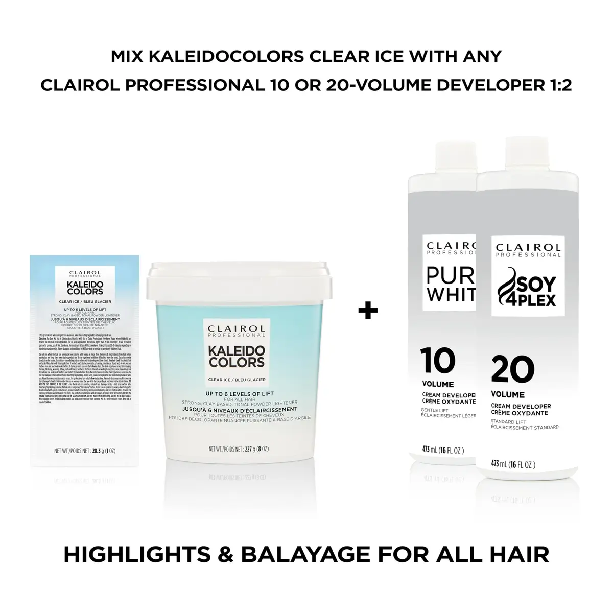 Clairol Professional Kaleidocolors Neutral Tub 8 oz | Lightening & Toning in 10 Min - view 6