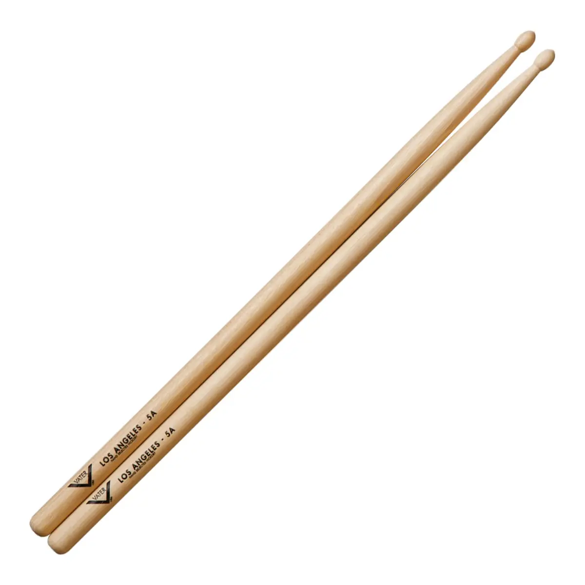Vater 5A Hickory Drumsticks Pair, Wood Tip | Well-Balanced, Fast Attack (70-120 chars) - main product image