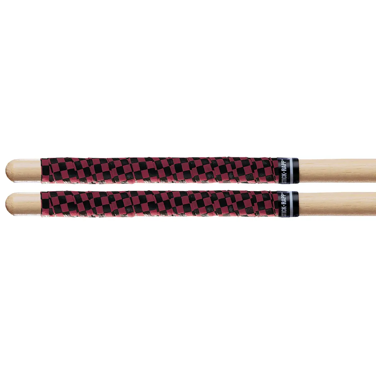 ProMark SRCR Stick Rapp Drumstick Wrap, Checkerboard Red/Black | Absorbs Shock & Provides Non-Slip Grip - main product image