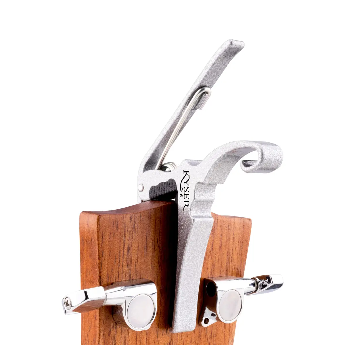 Kyser Quick-Change KG6SA Guitar Capo for 6-String Acoustic Guitars, Silver | Professional Quality Aluminum - view 4