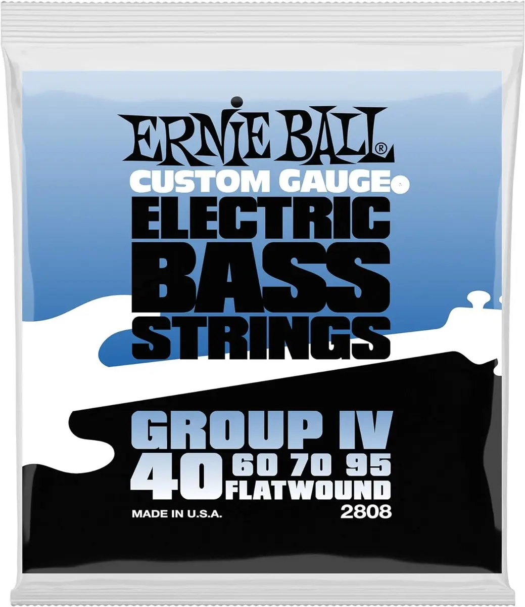 Ernie Ball Group IV Flatwound Bass Guitar Strings 40-95 Gauge | Warm, Smooth Feel & Low Noise - view 2