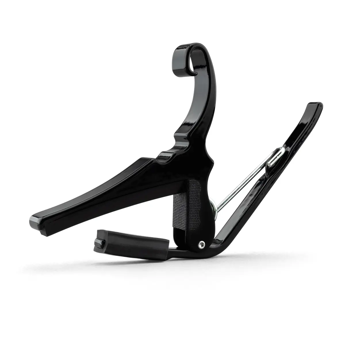 Kyser Quick-Change Guitar Capo for 6-string Acoustic Guitars, Black, KG6BA | One-Handed Pitch Transposition - view 2