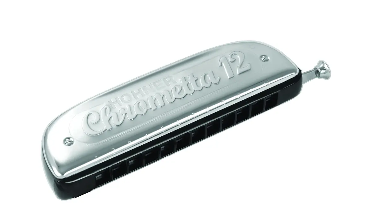Hohner Chrometta 12 Chromatic Harmonica, Key of G | 3 Octave Range - main product image