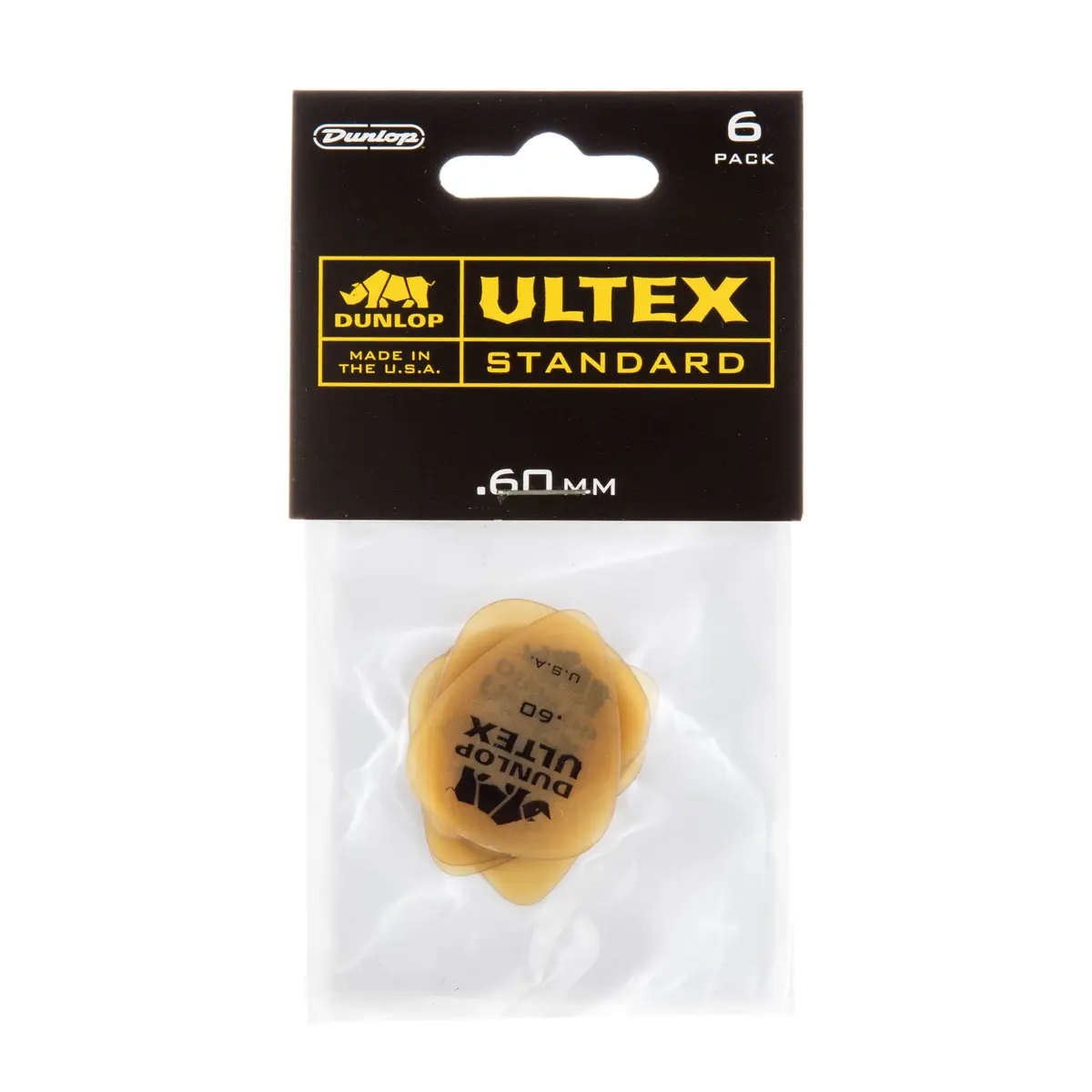 Jim Dunlop Ultex® Standard Pick .60MM | Durable, Bright Tone for Guitar & Bass (70-120 chars) - view 2