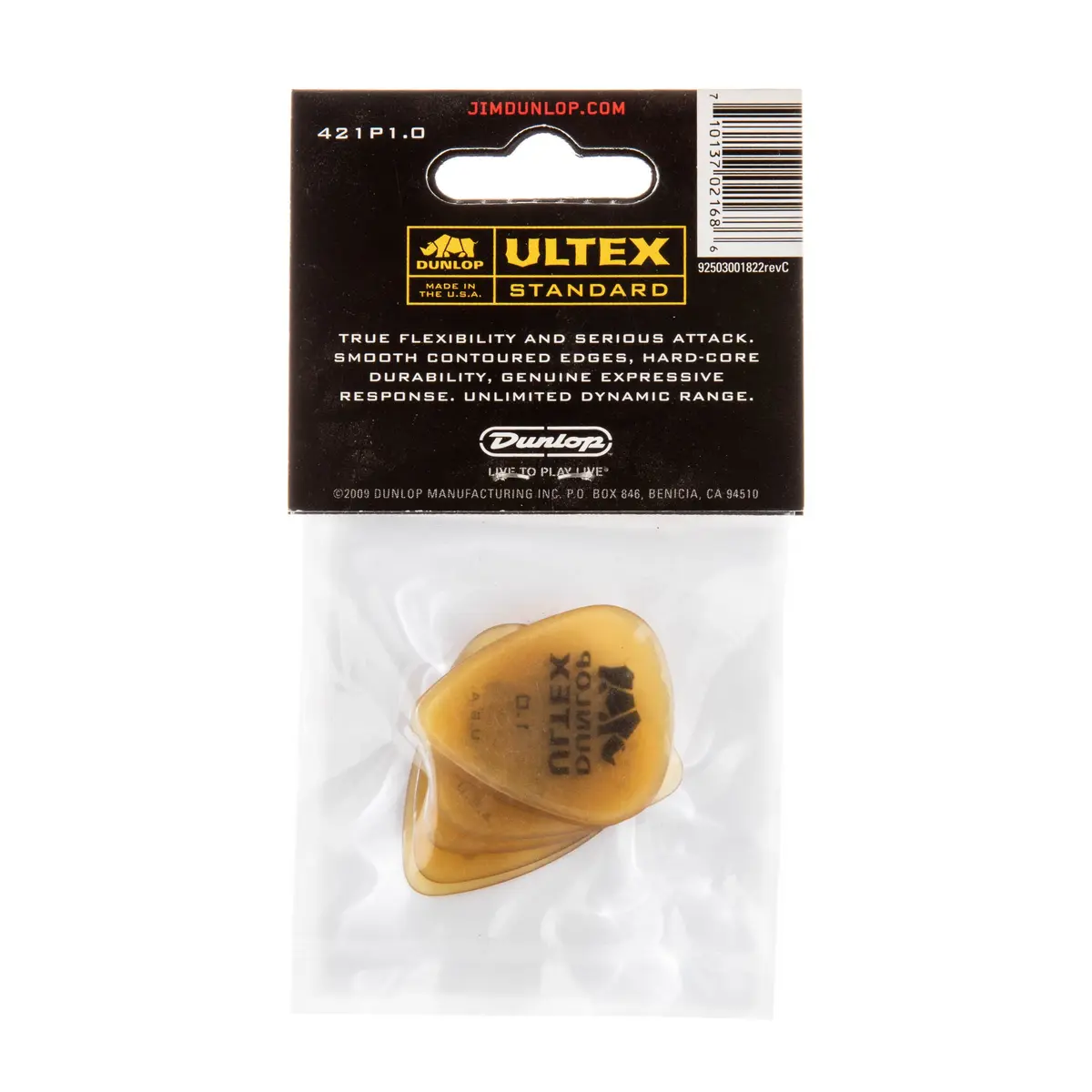 Jim Dunlop Ultex® Standard Pick 1.0MM | Durable Guitar Pick for Advanced Players - view 3